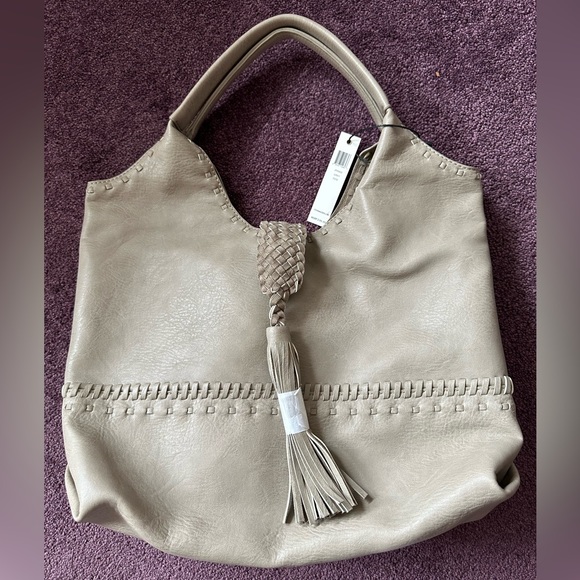 Steve Madden Handbags - Brand new grey tote by Steve Madden NWT